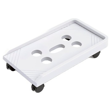 YUNMI 萬向輪移動式電腦主機架  白色  1個