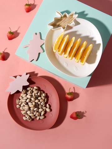 塑料北歐水果盤家用甜品客廳現代創意瓜子干果茶幾果盆零食糖果盤
