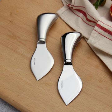 北歐風不銹鋼黃油刀牛油刀沙拉醬抹刀花生醬挖勺抹奶油刀西餐餐具