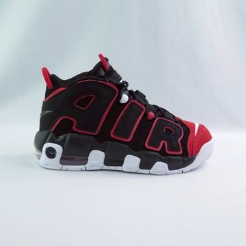 NIKE FB1344001 Air More Uptempo (GS) 女鞋 大童休閒鞋 黑紅【iSport愛運動】