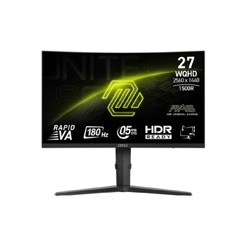 MSI 【MAG 275CQPF 電競曲面螢幕】27吋曲面｜VA｜WQHD｜180Hz