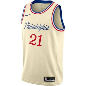 S.G NIKE SWINGMAN 19 NBA 球衣 城市版 76人 費城 Embiid 背心 AV4664-280