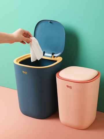 北歐垃圾桶家用臥室廁所衛生間客廳大容量翻蓋帶蓋輕奢廚房ins風