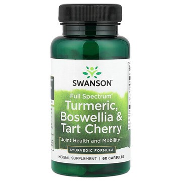 Swanson Vitamins, 多面®，姜黃，乳香和酸櫻桃味，60 粒膠囊