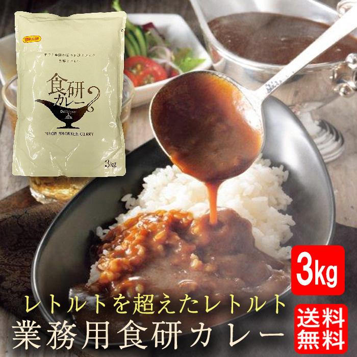 食研カレー 日本食研 3kg 欧風ビーフカレー 大容量 業務用 レトルト ケース販売