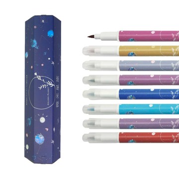 SOLRITA 微光星旅 X  聯名款-雙頭水性彩繪筆8支組