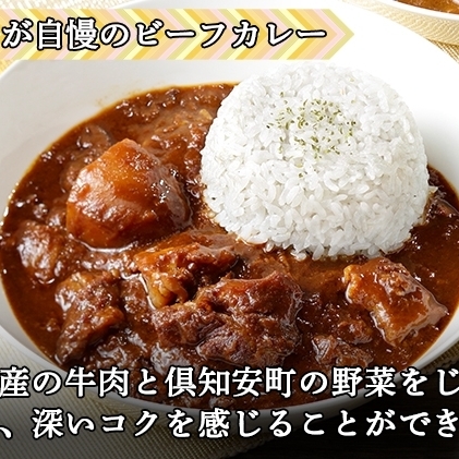 先行受付無地熨斗 倶知安 カレー 4種 食べ比べ 計12個 中辛 北海道 スープカレー ビーフカレー ポークカレー 牛すじカレー じゃがいも 牛肉 豚肉 鶏 レトルト