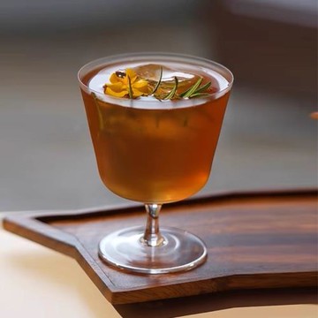 古典雞尾酒杯高腳杯輕薄咖啡玻璃杯闊口杯特調杯金湯力杯氣泡水杯