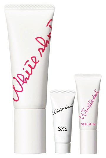 擊速煥白UV防曬精華組