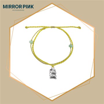 【MIRROR 皇宣緣】福鼠富貴翡翠蠟線手鍊