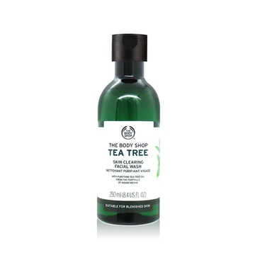 *THE BODY SHOP 茶樹淨膚深層潔面膠250ml-國際航空版