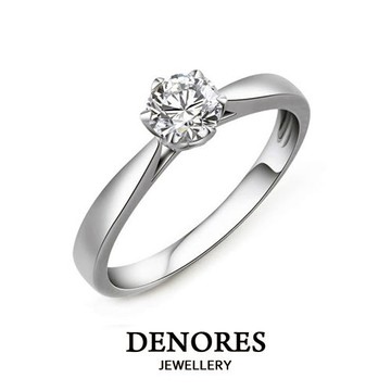 DENORES 春漾0.50克拉D/VS2八心八箭美鑽戒