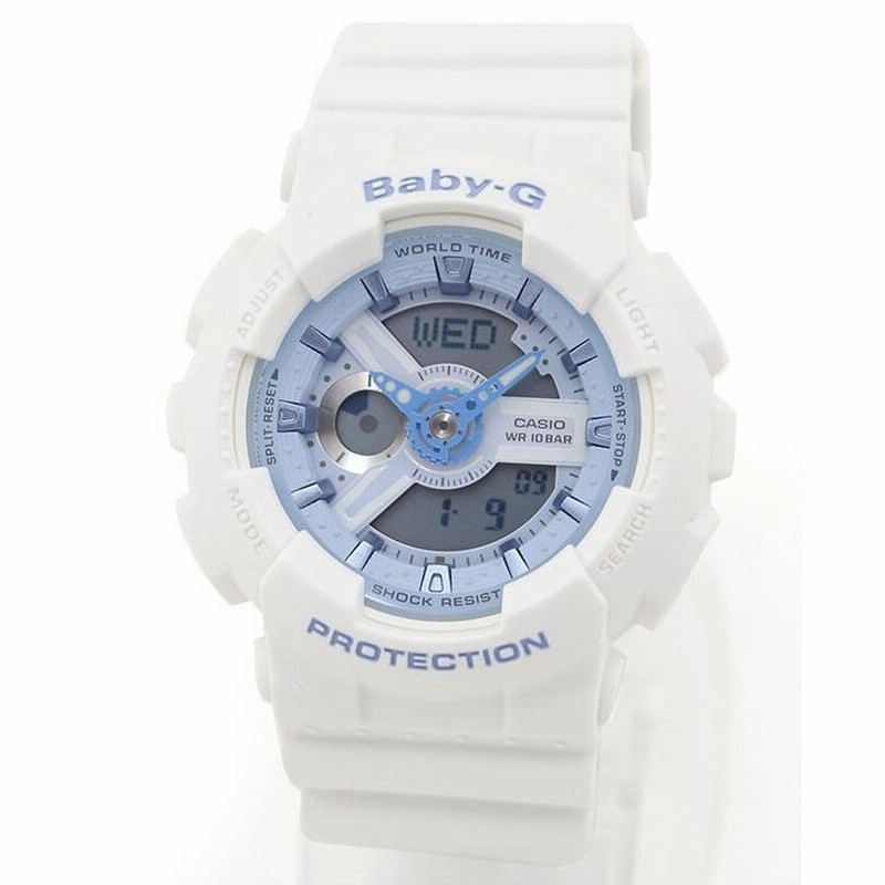 ベビーG カシオ Baby-G レディース 腕時計 白 ホワイト 青