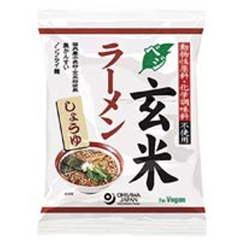 オーサワ オーサワのベジ玄米ラーメン（しょうゆ） 112g(うち麺80g) 20袋