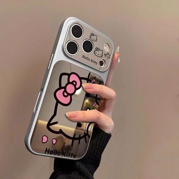 愛心貓咪適用蘋果17AIR/16PROMAX手機殼15PLUS大視窗14iPhone13套