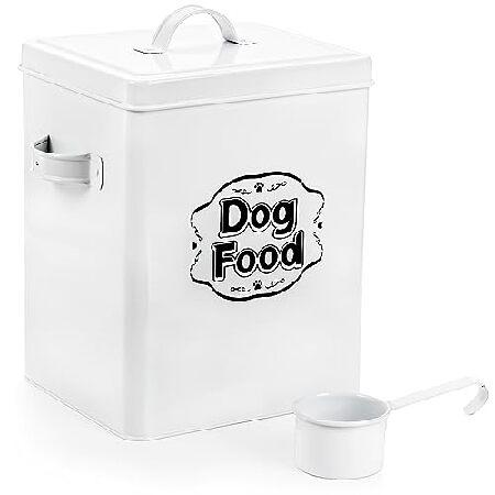 Metal dog treat outlet container