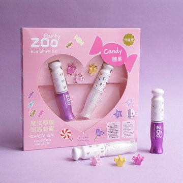 ZOO魔法頭髮閃亮凝膠 2026兩入魔髮大禮盒 H110 糖果 Candy 暫時性染髮 兒童化妝 染髮 女童生日禮物