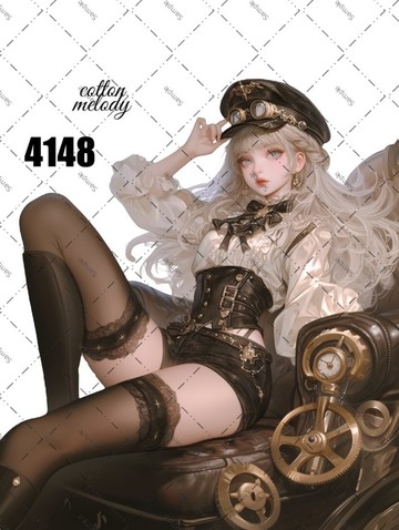 original sticker no.4148 人物貼紙 原創貼紙 原創人物貼紙 裝飾貼紙 cotton melody