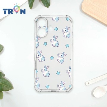 TRON IPhone 16 手繪小兔子透明殼 四角防摔 軟殼 手機殼
