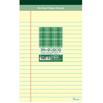 美加美 30K 布格紋 易撕 單線簿 企劃紙 黃 50入/本 5本/包 AO4016【APP滿額下單10%點數(單一帳號最高5000點)】1/31止