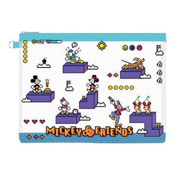 迪士尼透明網格文件袋-A5