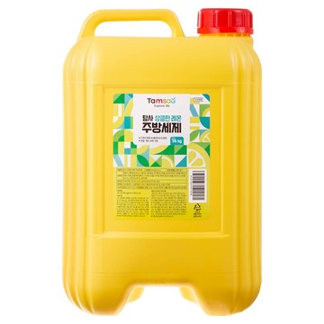 Tamsaa 蔬果碗盤洗潔精 檸檬香 14kg  1桶