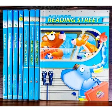 〔特價出清〕⚡【書況好】精裝 美國學校雙語班教材 Reading Street 一年級專用 Unit1～5