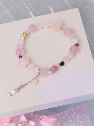 Pamycarie彩石誌系列水晶手鍊: 粉晶(1)