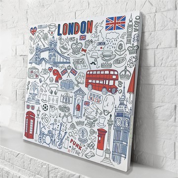 【日本 VisualSonic】藍牙畫布音箱- London