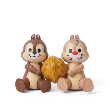 知音文創｜Wooderful life 迪士尼Disney系列奇奇蒂蒂造型木製磁鐵