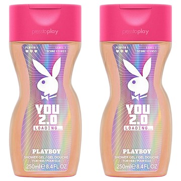 PLAYBOY 全面啟動女性保濕香水沐浴膠 You 2.0  250ml  2瓶
