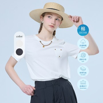 OUWEY歐薇 可拆式鍊條透氣棉上衣(兩色；S-L)3242121212