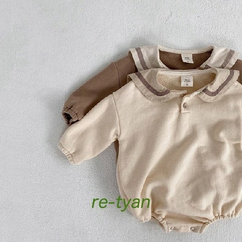 ベビー服おしゃれ赤ちゃんロンパースカバーオール長袖襟付き男の子女の子可愛い新生児服春出産祝い韓国子供服セーラーカバーオール 通販 Lineポイント最大0 5 Get Lineショッピング