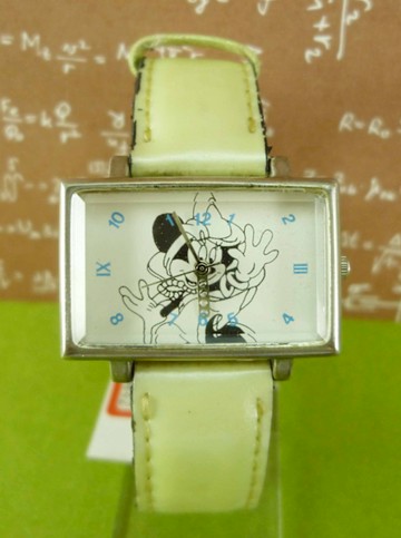 【震撼精品百貨】米奇/米妮_Micky Mouse~造型手錶-米妮哈囉圖案-粉綠色