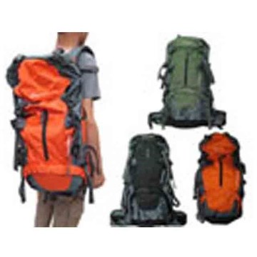 ~雪黛屋~EYE 後背包超大容量加大容量胸前護腰釦雨罩輕量弓型超輕高單數防水尼龍布