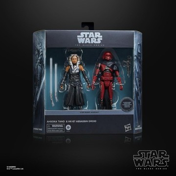 星際大戰 黑標 6吋 Star wars 亞蘇卡 譚諾 Ahsoka & 刺客機器人 HK-87 雙人包