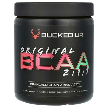 Bucked Up, Original BCAA 2:1:1，草莓莫吉托，10.99 盎司（311.57 克）