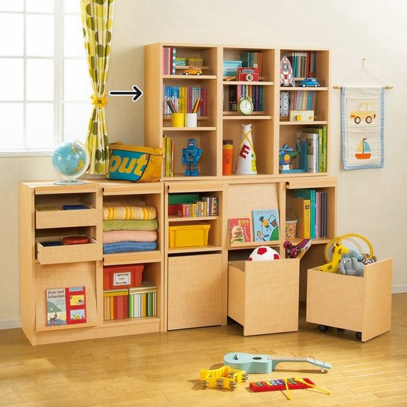 家具 収納 子供部屋 ベビー用品 奥行29 5cm 薄型マガジンキャビネット 上段 段違い棚オープン3列 高さ79 幅113cm 通販 Lineポイント最大0 5 Get Lineショッピング