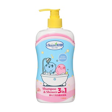 BAAN貝恩 甜心三效洗髮沐浴乳 400ml【德芳保健藥妝】