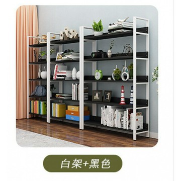 免運 開立發票  書架落地多層儲物架家用客廳置物架現代簡約架子鐵藝貨架簡易書柜