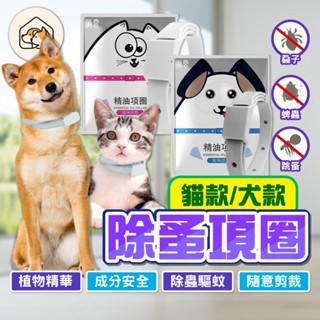 【防掉扣環👍】除蚤項圈 狗項圈 貓項圈 防水項圈 除蟲項圈 精油項圈 寵物項圈 寵物用品 寵物配件