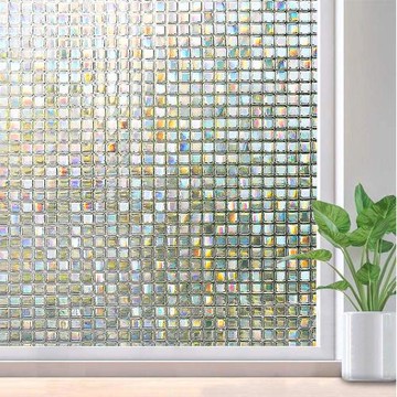 日本MEIWA節能抗UV可變色靜電窗貼 (馬賽克) 92x100公分