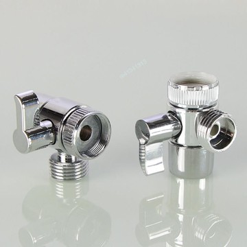 購滿99出貨 ✨精選✨水龍頭分水器 廚房菜盆面盆洗臉盆轉4分洗臉池接頭 分流器 一分二路