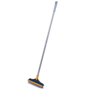 縫隙V形2合1刷頭地板刷 120度旋轉 顏色隨機 浴室磁磚清潔  1支