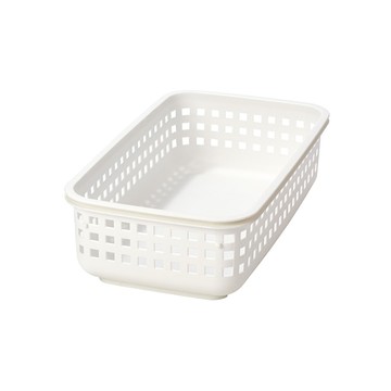 like-it 夾縫疊疊洗衣收納籃  S  白色