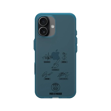 iPhone 17 Clear (相機按鈕) 夜幕藍 - PSG - PSG Signatures black