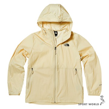The North Face 北臉 連帽風衣外套 男裝 防曬 吸濕 排汗 卡其【運動世界】NF0A7WAN3X4