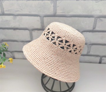 手工编织帽-夏季草帽/针织帽/遮阳帽/沙滩帽/卡其斜纹布