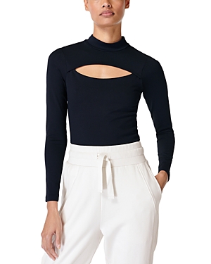 Sweaty Betty Emily Cutout Ribbed Top