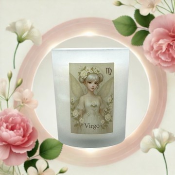 處女座Virgo 招財精油 踏實專注 豐盛自來 植物系儀式感香氛蠟燭